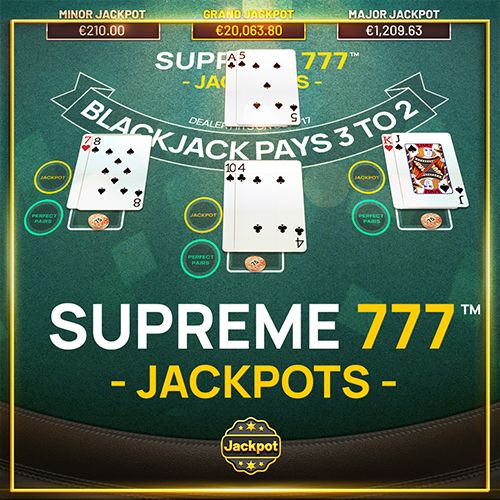 Supreme777 Jackpots Blackjack